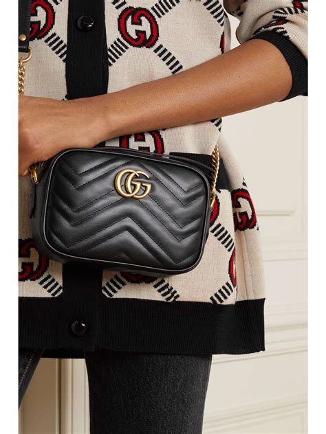 gucci marmont camera bag small black|gucci marmont large camera bag.